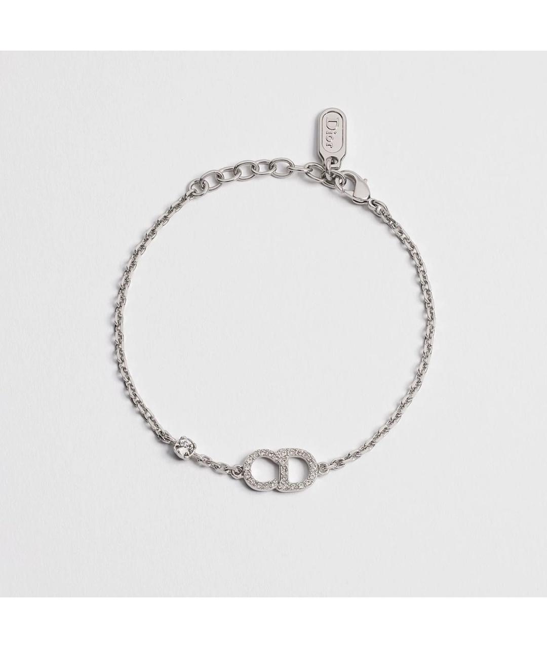 CHRISTIAN DIOR Серебрянный металлический браслет, фото 4