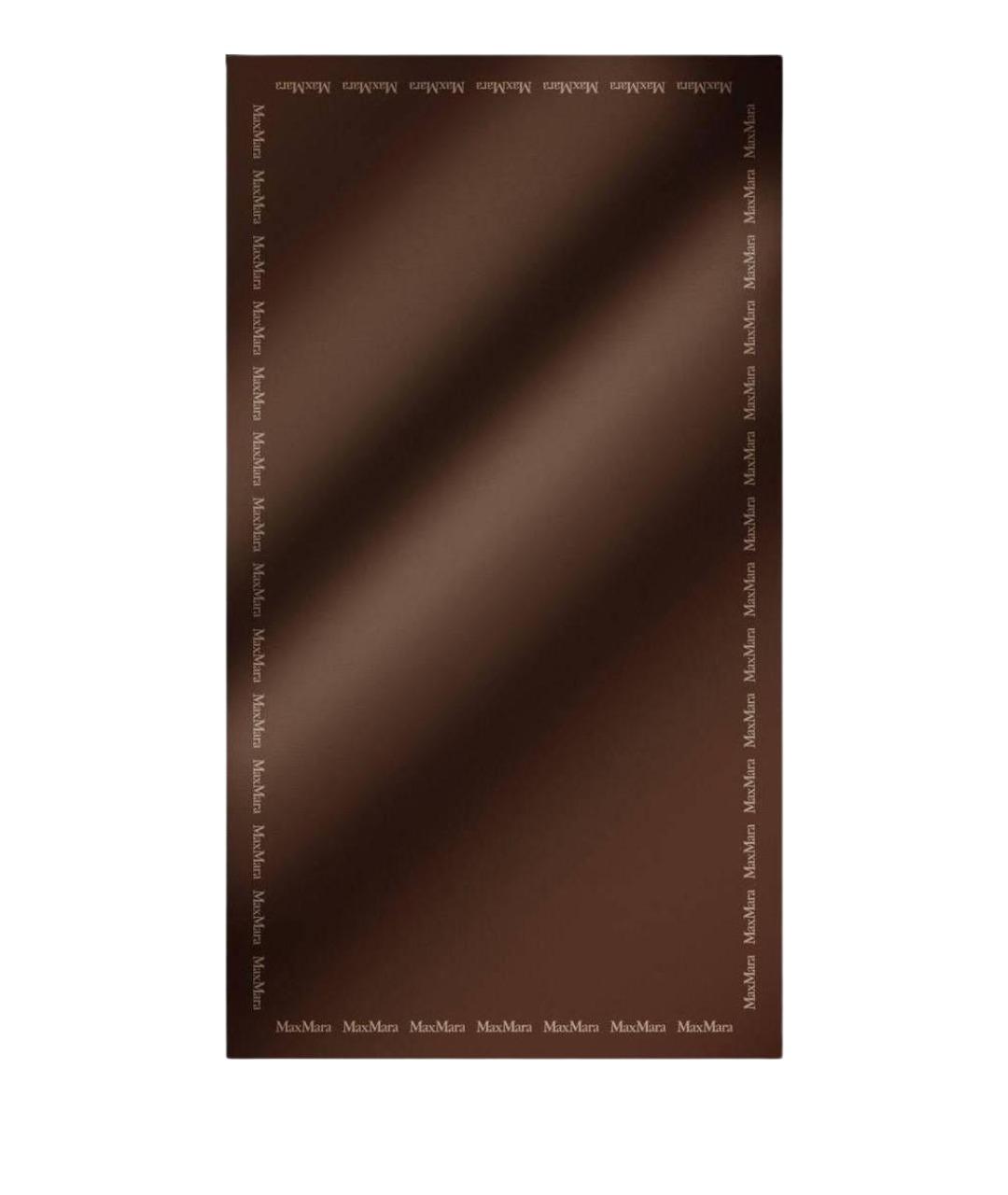 MAX MARA Бордовый шелковый платок, фото 1