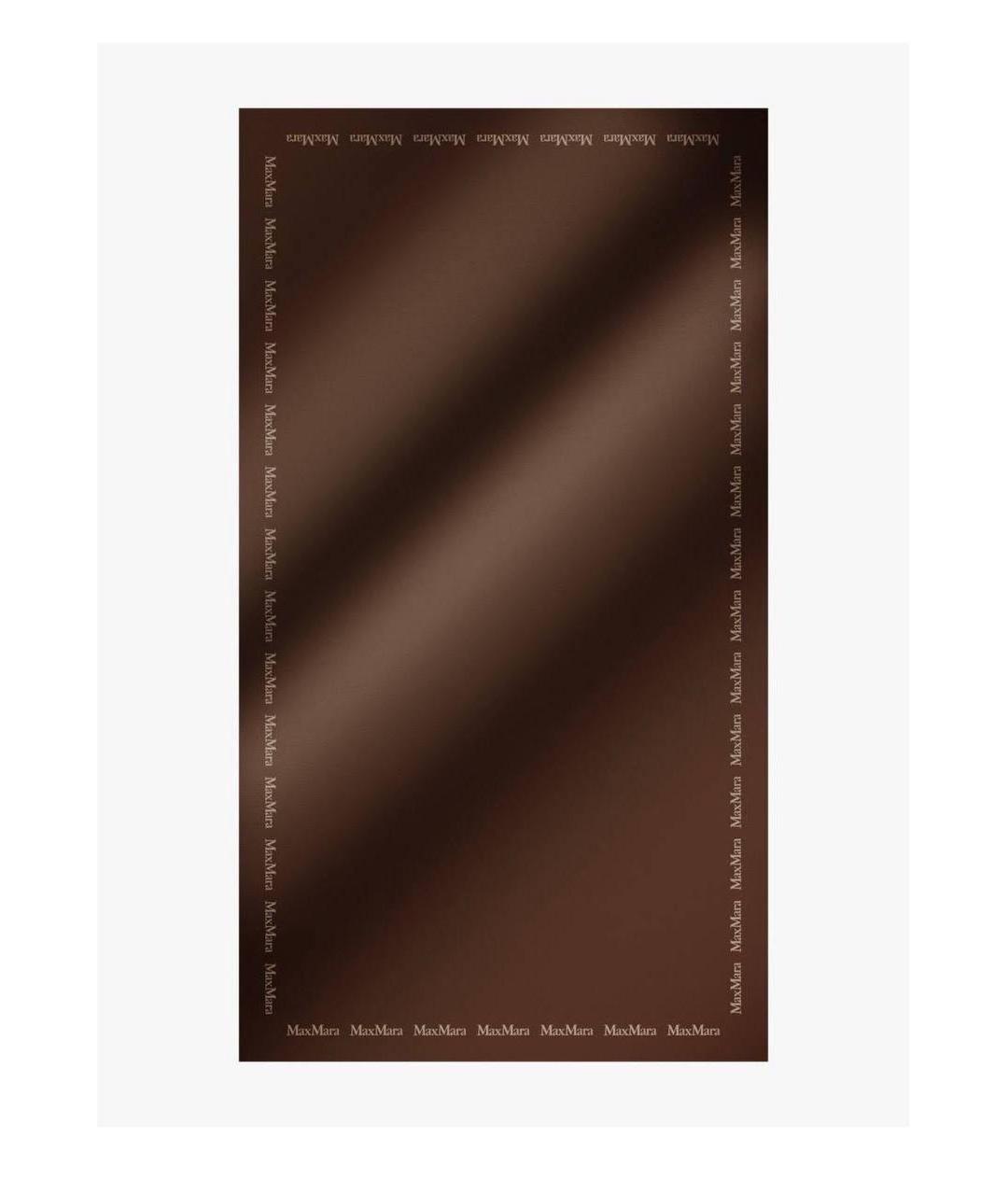 MAX MARA Бордовый шелковый платок, фото 5