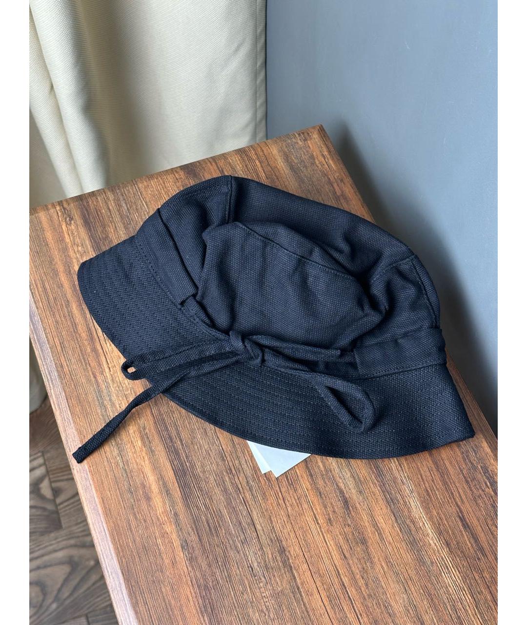 JACQUEMUS Черная хлопковая панама, фото 4