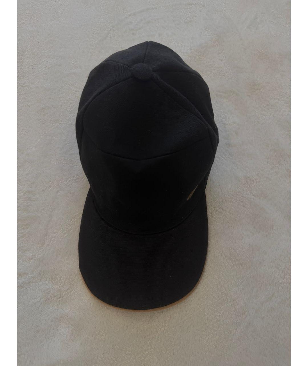 GIORGIO ARMANI Черная хлопковая кепка/бейсболка, фото 3