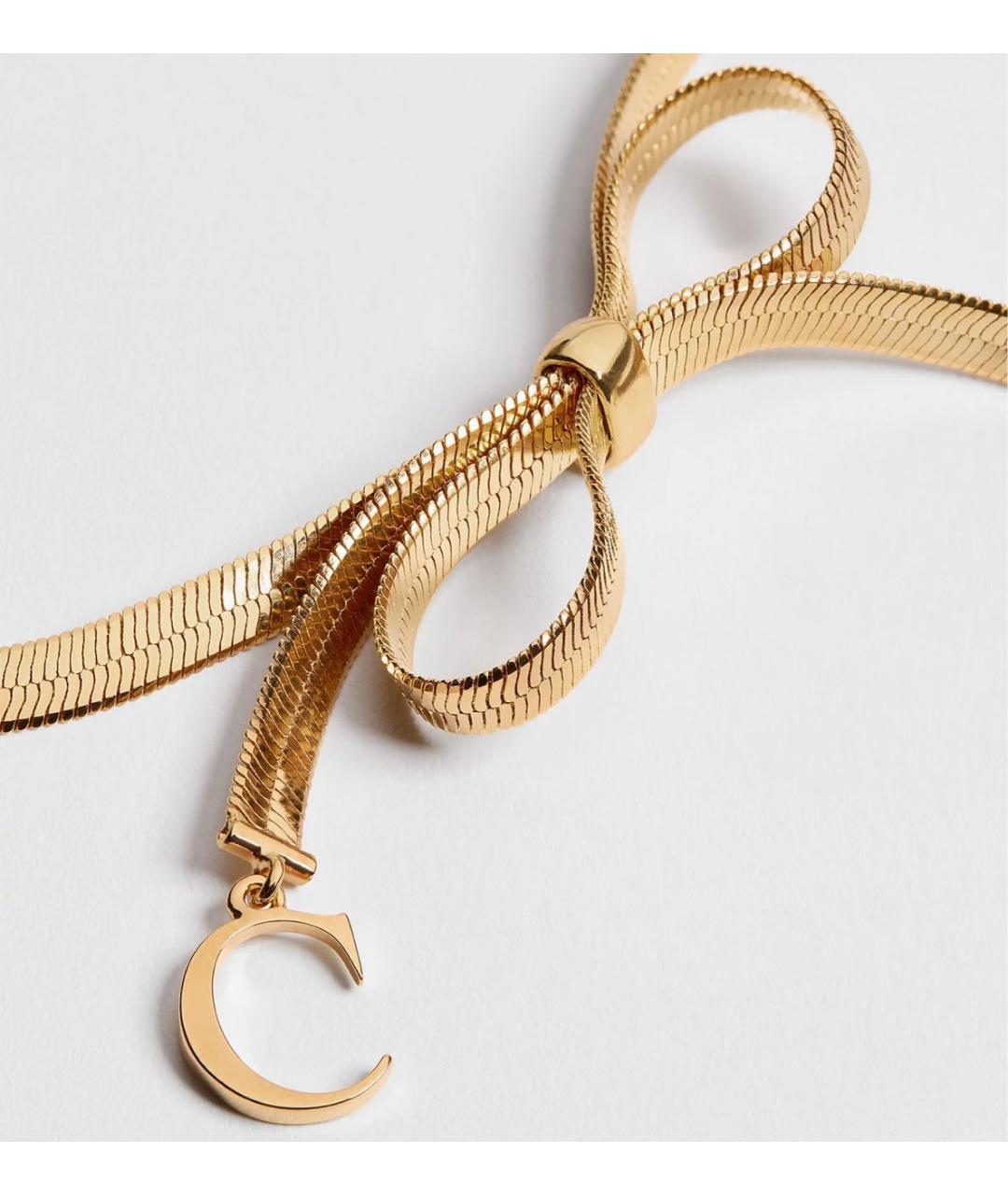 CHRISTIAN DIOR Золотой металлический браслет, фото 3