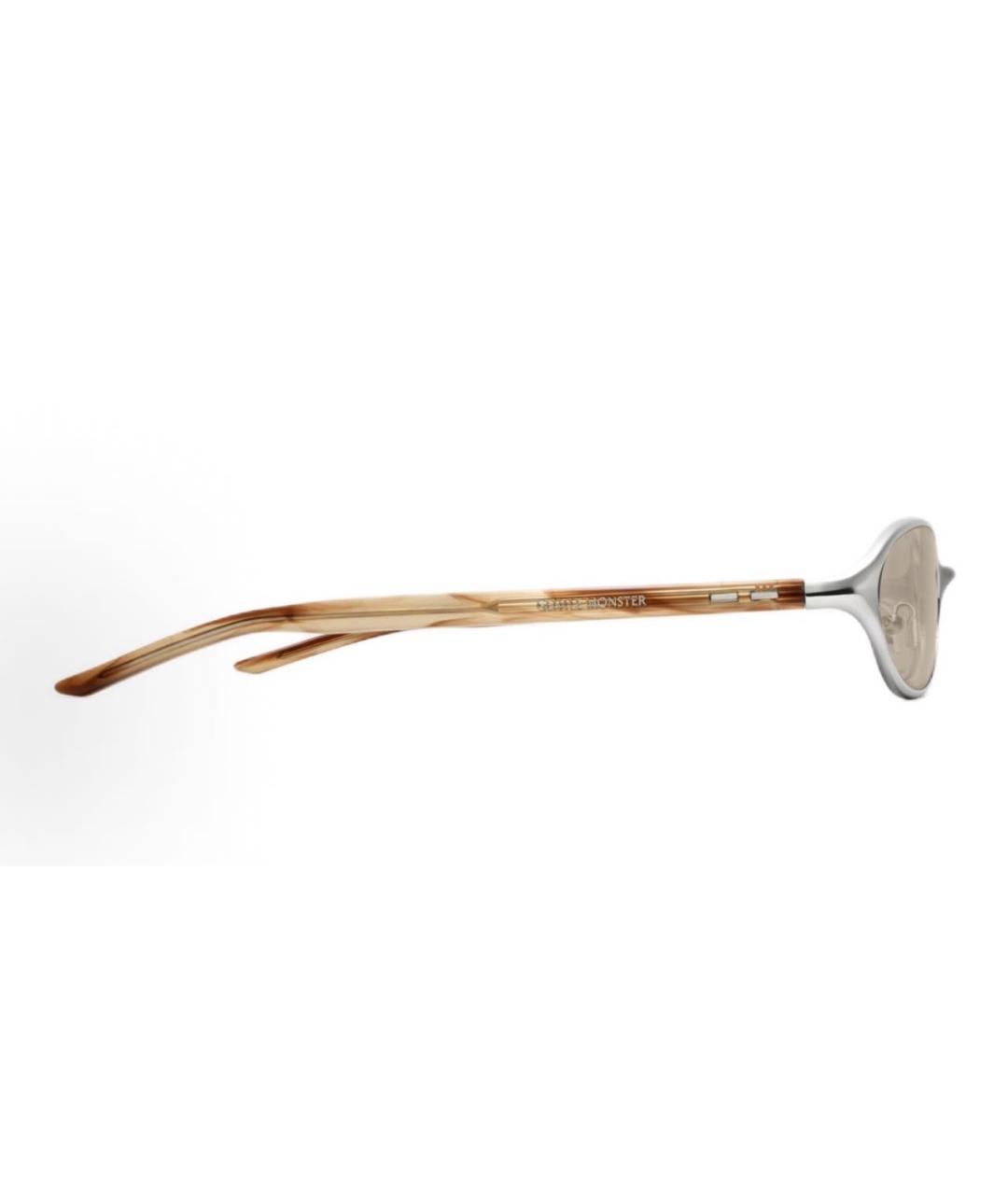 GENTLE MONSTER Коричневые пластиковые солнцезащитные очки, фото 6