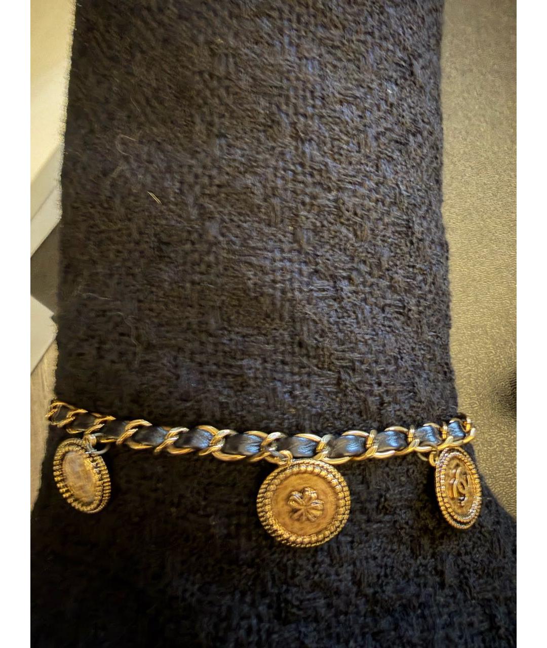 CHANEL Черные текстильные сапоги, фото 5