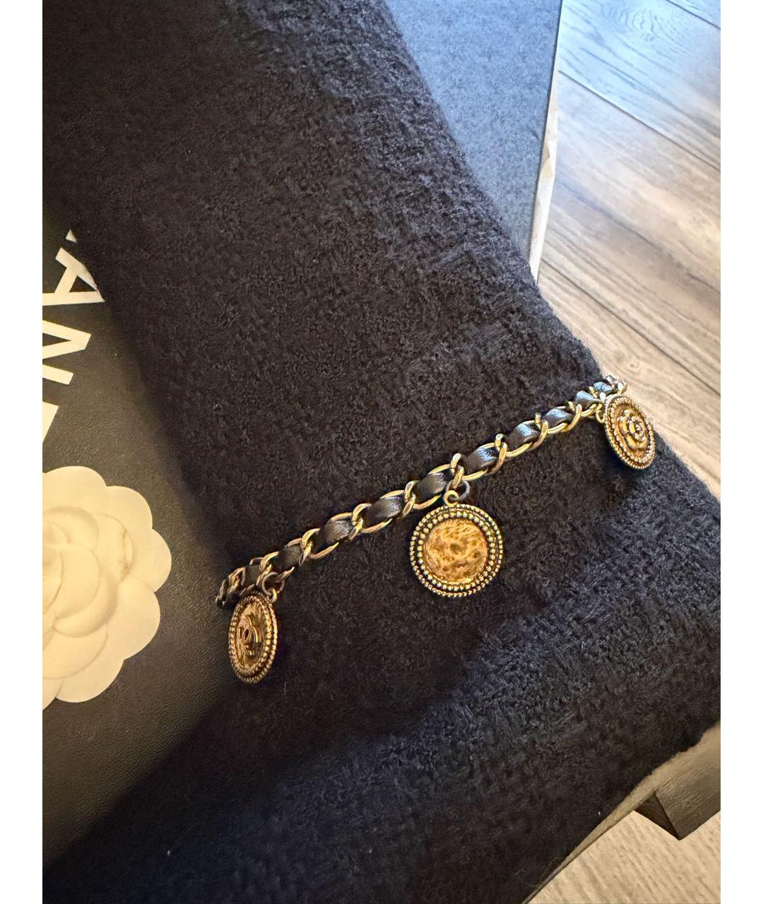 CHANEL Черные текстильные сапоги, фото 8