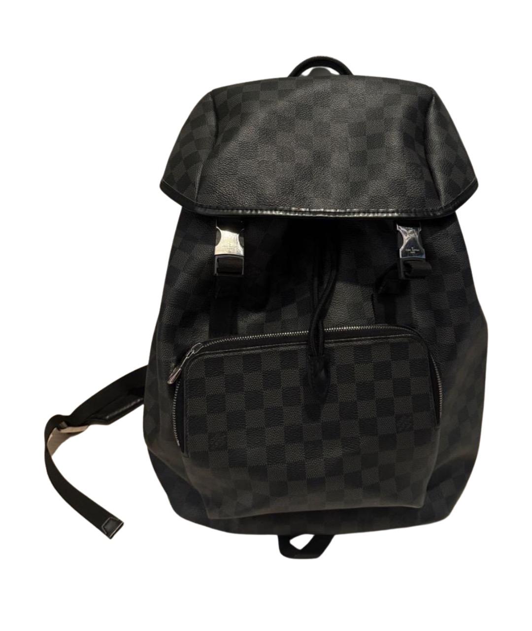 LOUIS VUITTON Антрацитовый рюкзак, фото 1