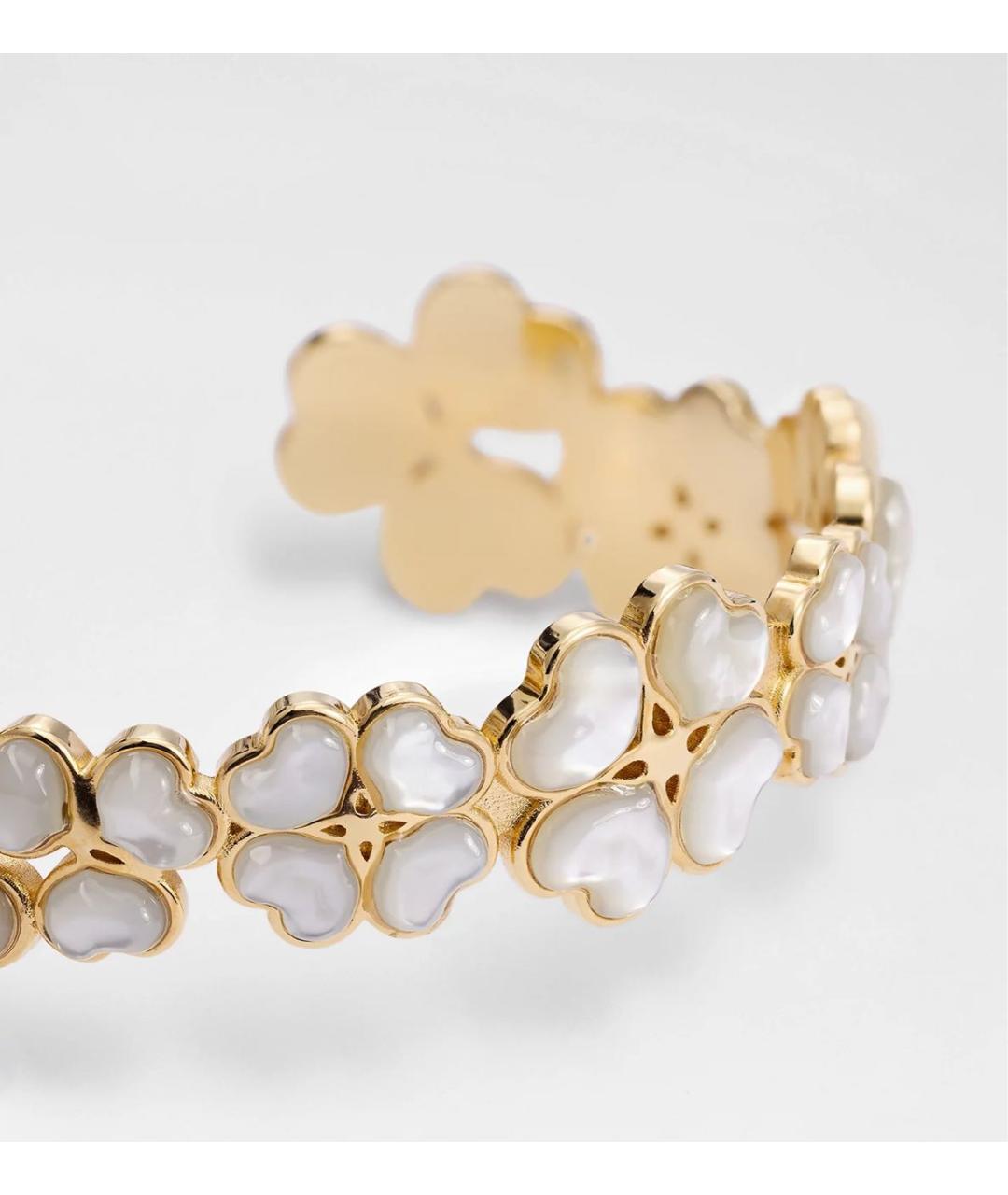 CHRISTIAN DIOR Золотой металлический браслет, фото 3