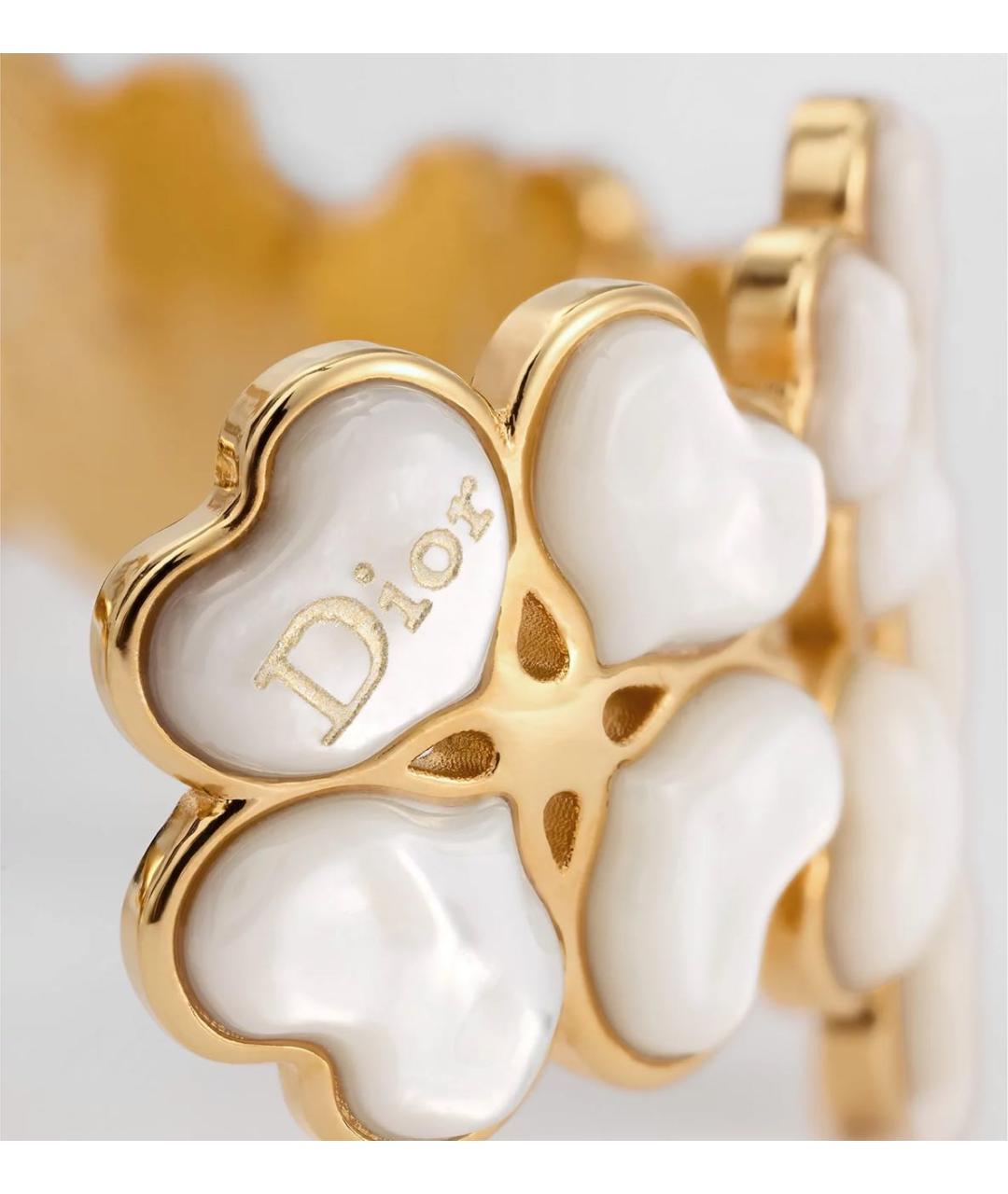 CHRISTIAN DIOR Золотой металлический браслет, фото 4