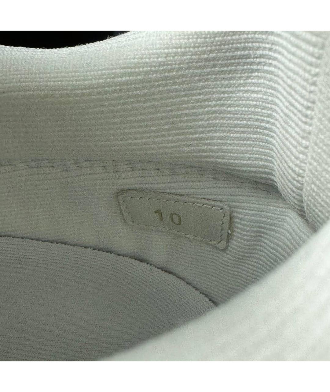 LOUIS VUITTON Белые текстильные низкие кроссовки / кеды, фото 6