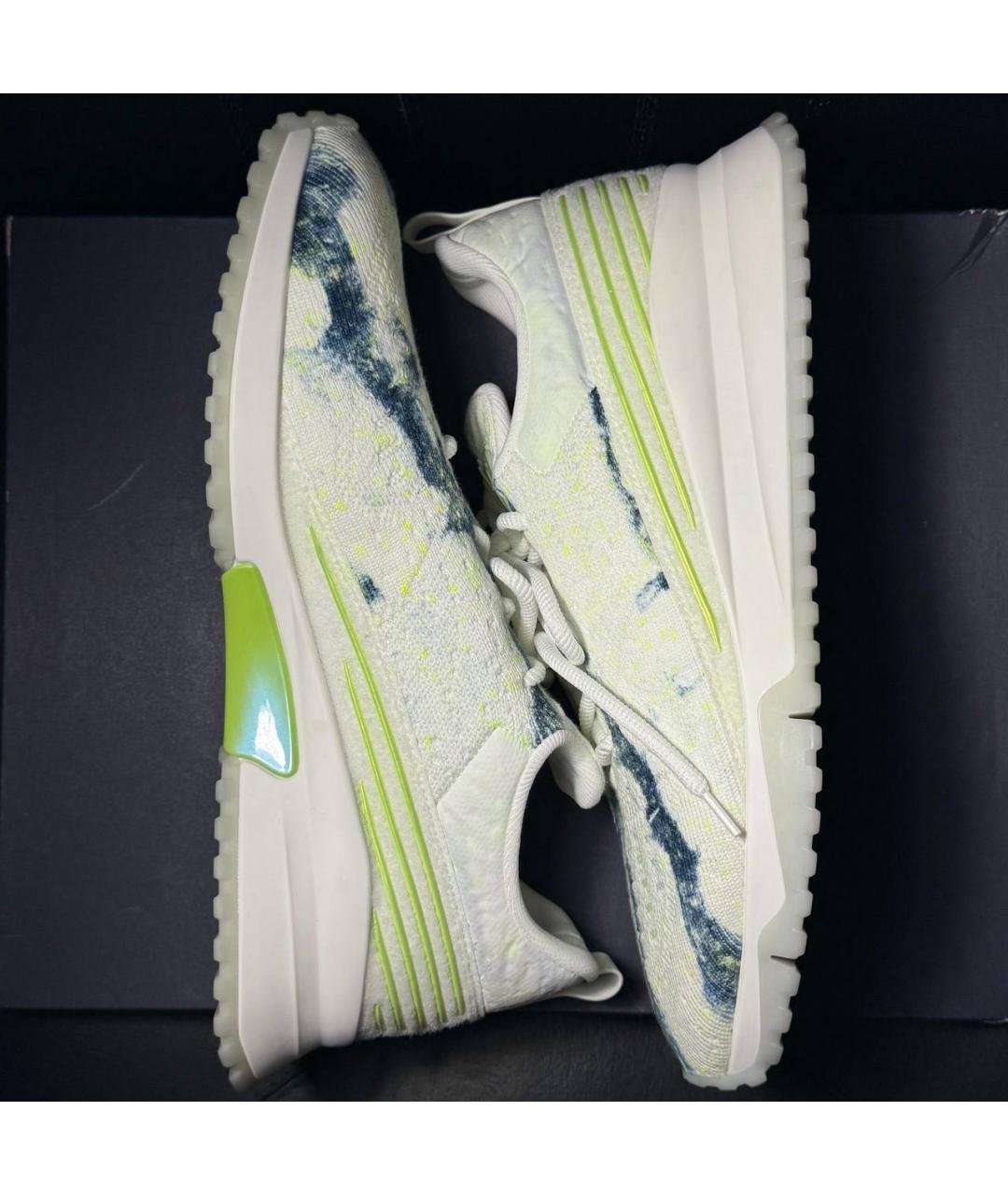 LOUIS VUITTON Белые текстильные низкие кроссовки / кеды, фото 5