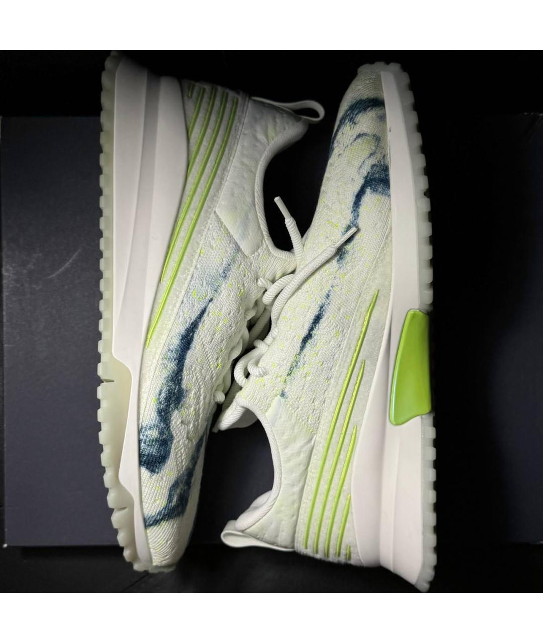 LOUIS VUITTON Белые текстильные низкие кроссовки / кеды, фото 3