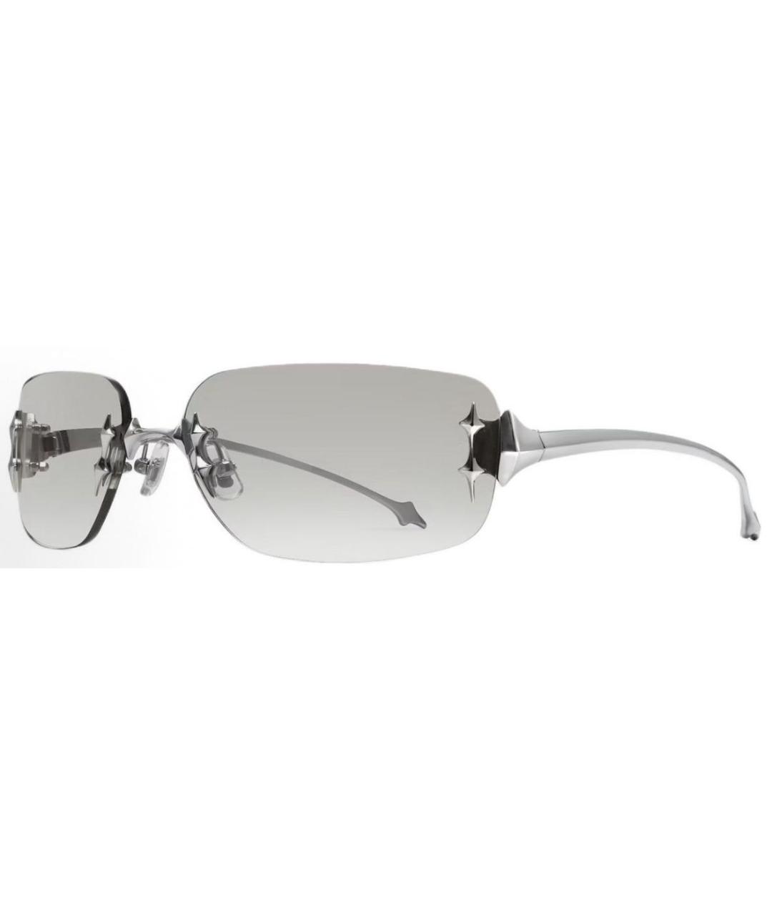 GENTLE MONSTER Серебряные металлические солнцезащитные очки, фото 4