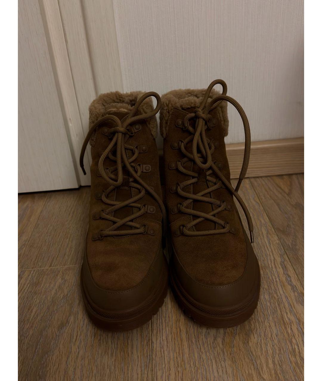 12 STOREEZ Коричневые замшевые ботинки, фото 2