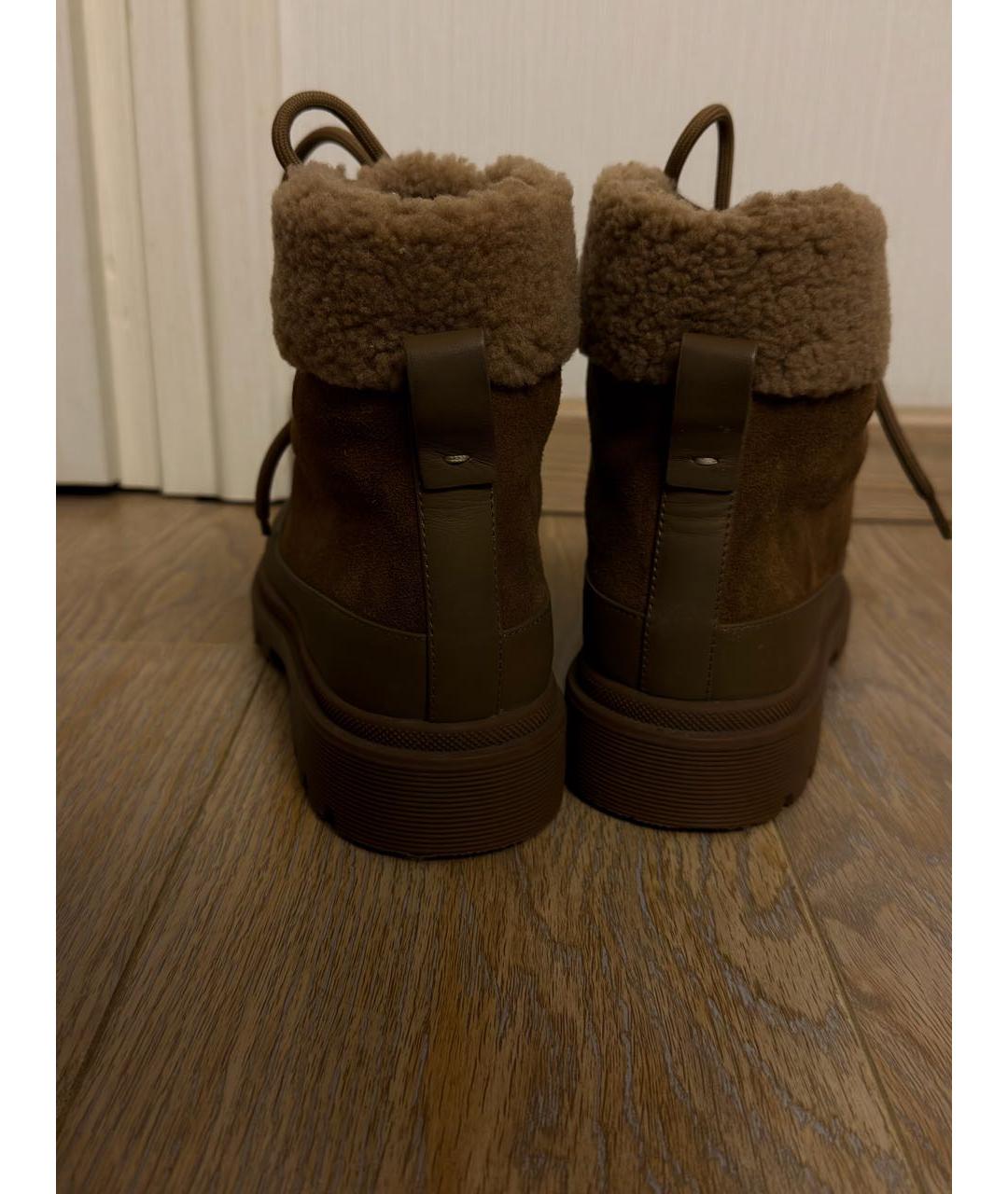12 STOREEZ Коричневые замшевые ботинки, фото 4