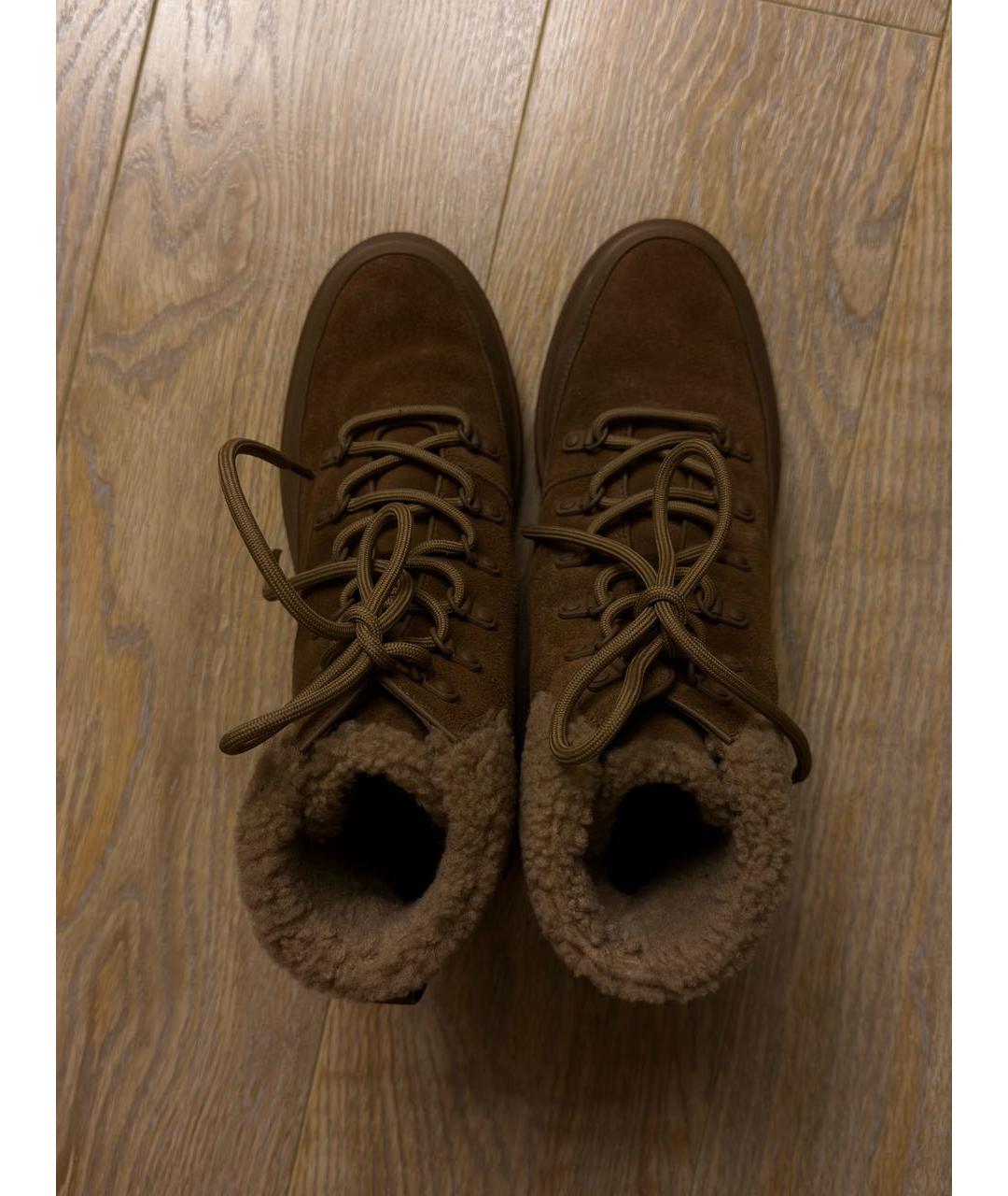 12 STOREEZ Коричневые замшевые ботинки, фото 3