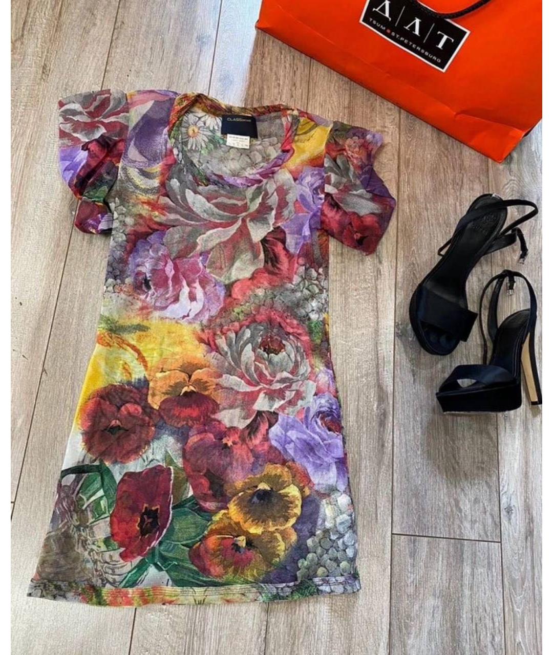 ROBERTO CAVALLI Мульти полиэстеровая блузы, фото 4