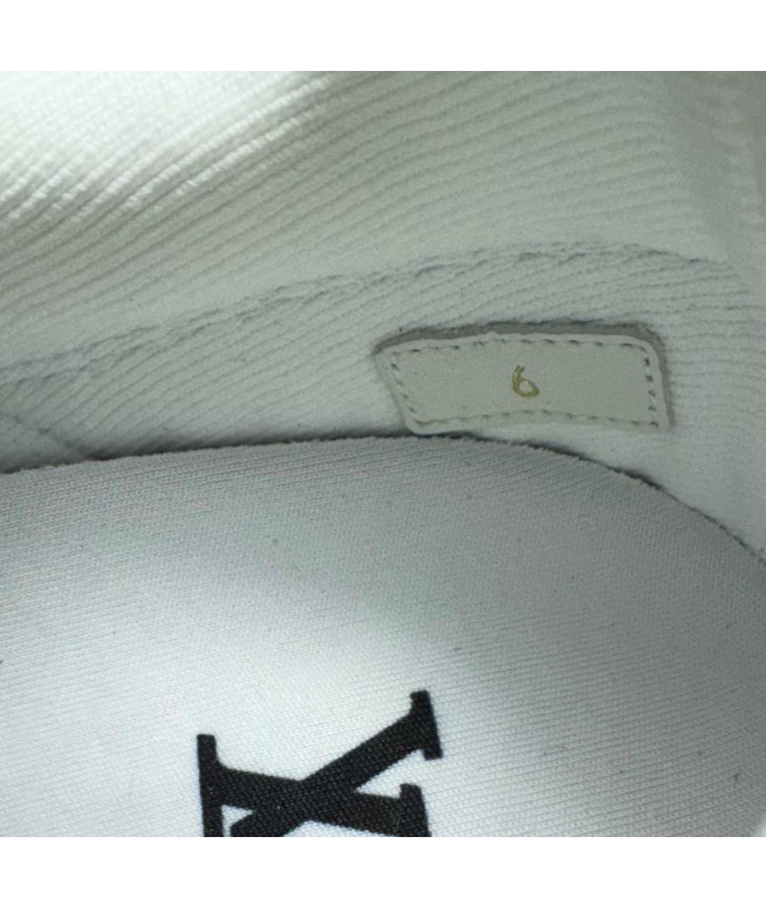 LOUIS VUITTON Белые текстильные кроссовки, фото 6