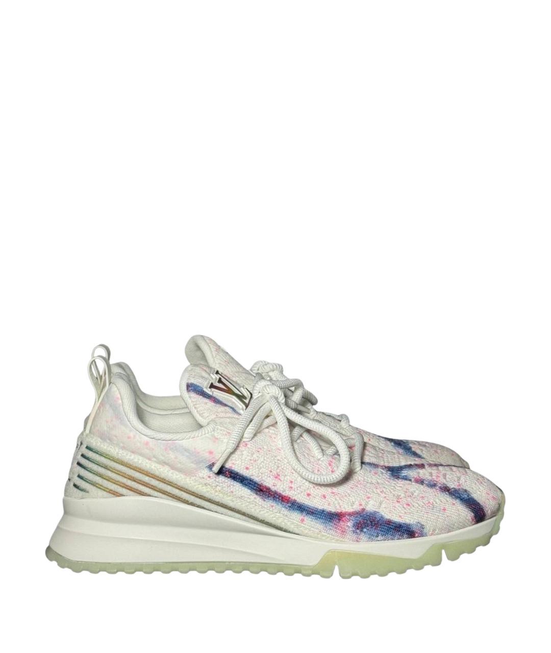 LOUIS VUITTON Белые текстильные кроссовки, фото 1