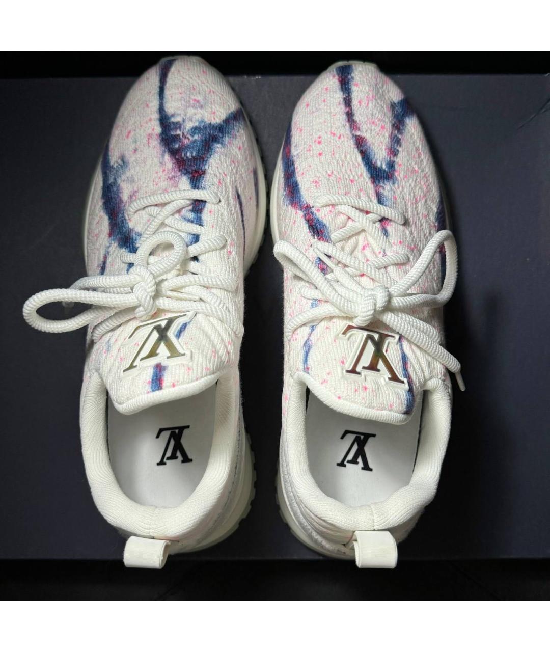 LOUIS VUITTON Белые текстильные кроссовки, фото 5