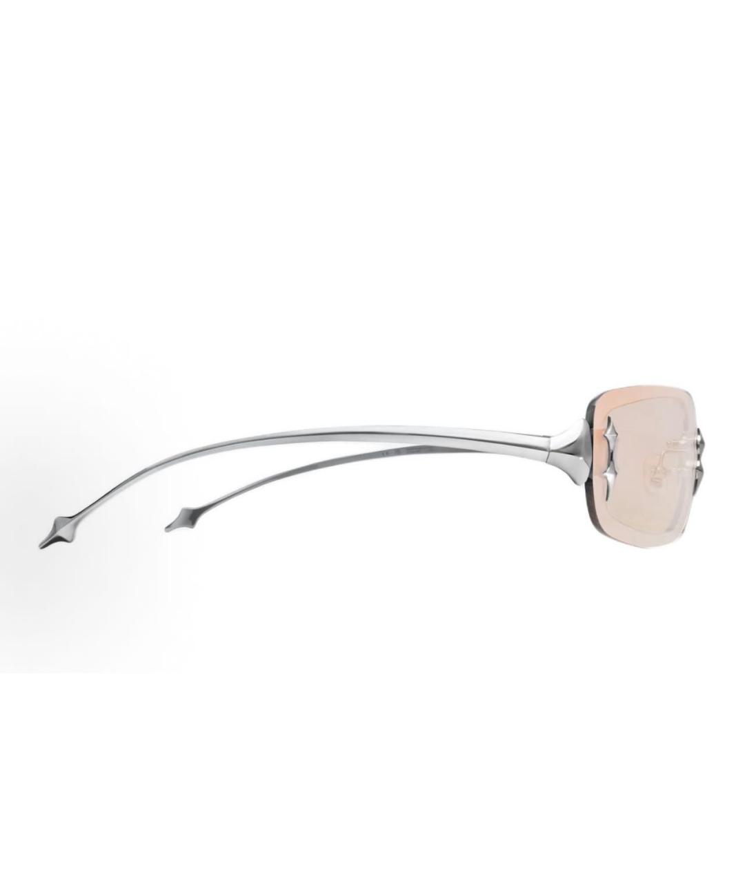 GENTLE MONSTER Бежевые металлические солнцезащитные очки, фото 3