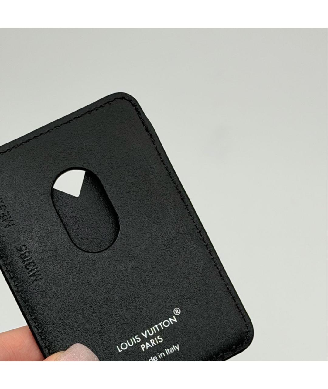 LOUIS VUITTON Коричневый кожаный кардхолдер, фото 5