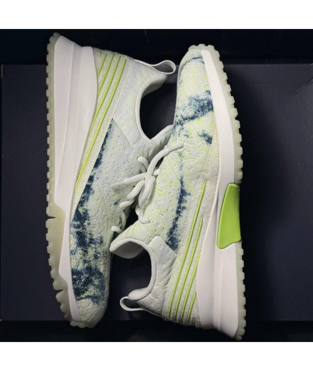 LOUIS VUITTON Белые текстильные низкие кроссовки / кеды, фото 4