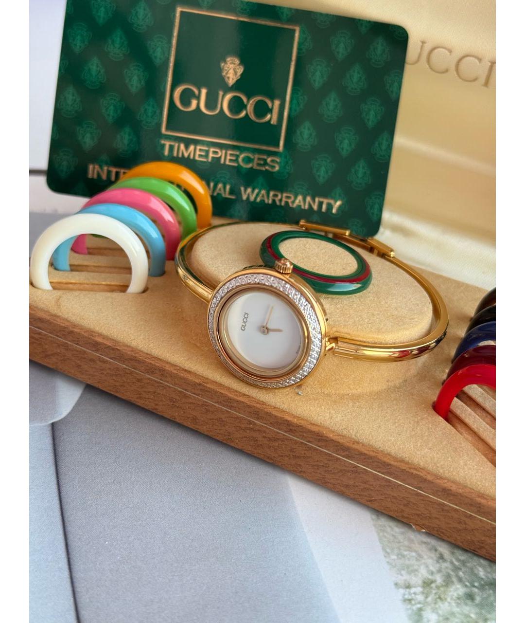 GUCCI Золотые часы из желтого золота, фото 3