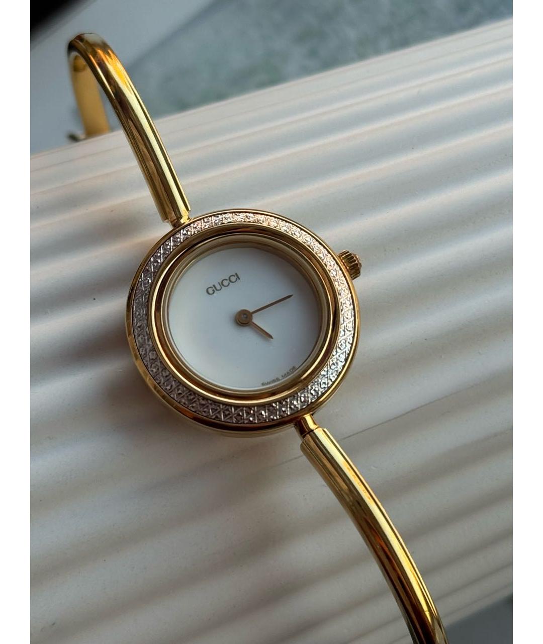 GUCCI Золотые часы из желтого золота, фото 6