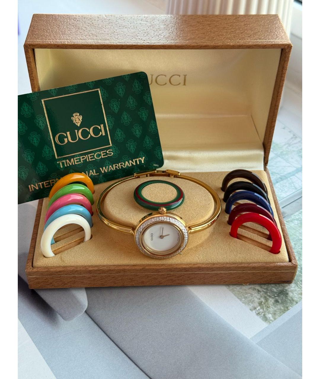 GUCCI Золотые часы из желтого золота, фото 2