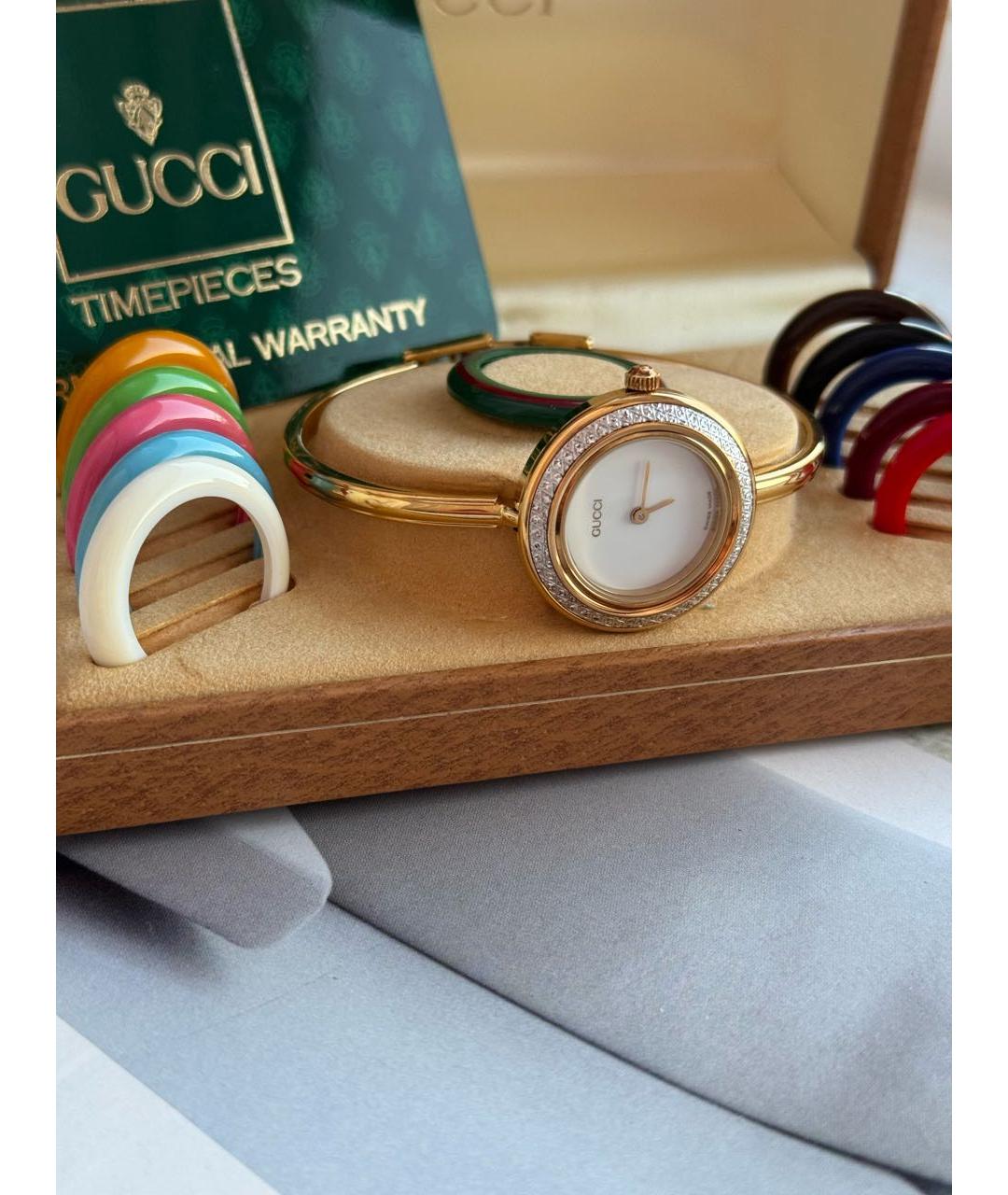 GUCCI Золотые часы из желтого золота, фото 4