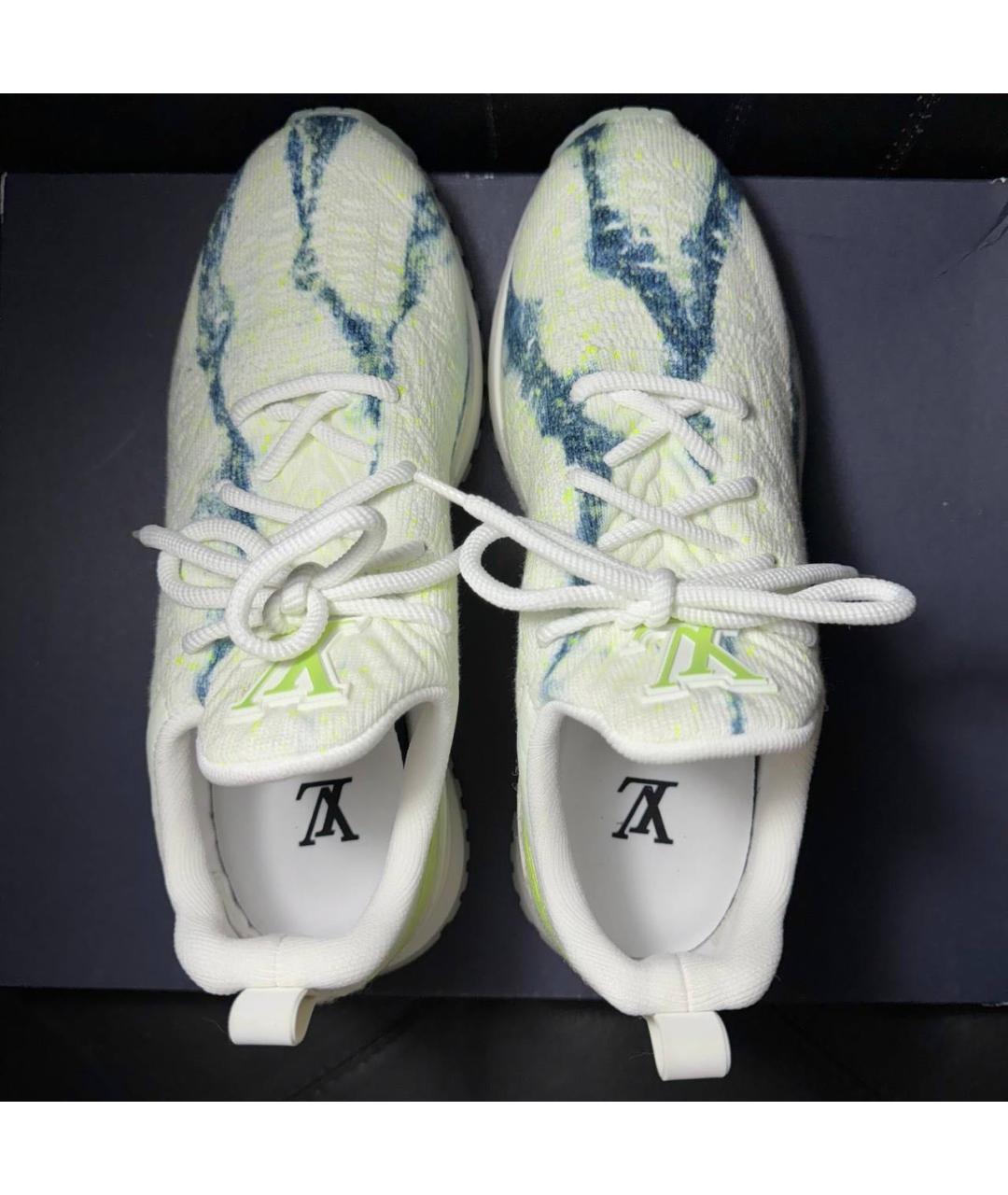 LOUIS VUITTON Белые текстильные кроссовки, фото 6