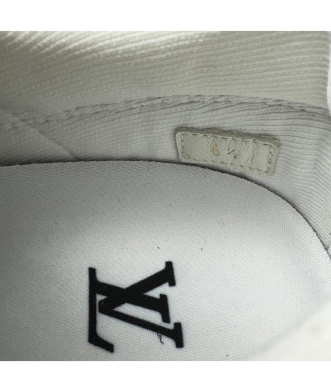 LOUIS VUITTON Белые текстильные кроссовки, фото 5