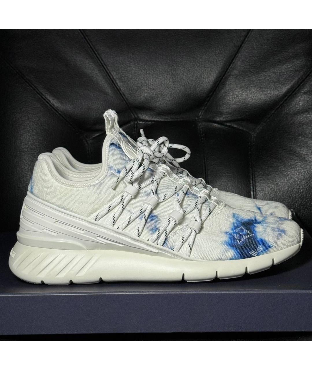 LOUIS VUITTON Белые текстильные кроссовки, фото 9