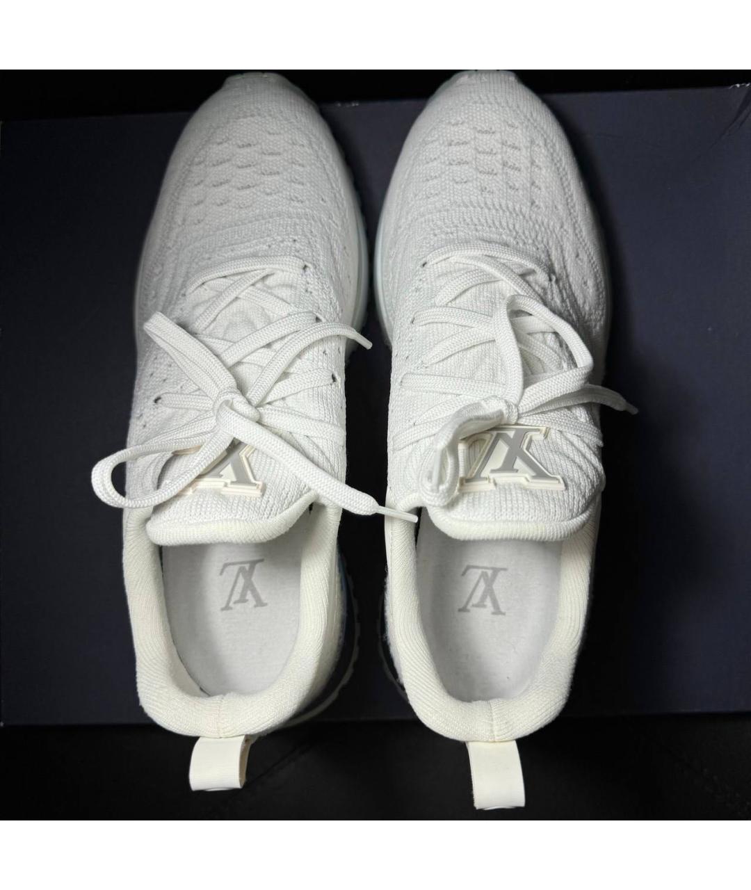 LOUIS VUITTON Белые текстильные кроссовки, фото 6