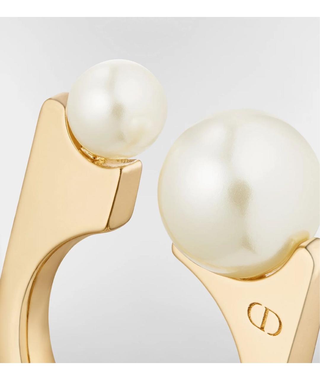 CHRISTIAN DIOR Золотое металлическое кольцо, фото 5