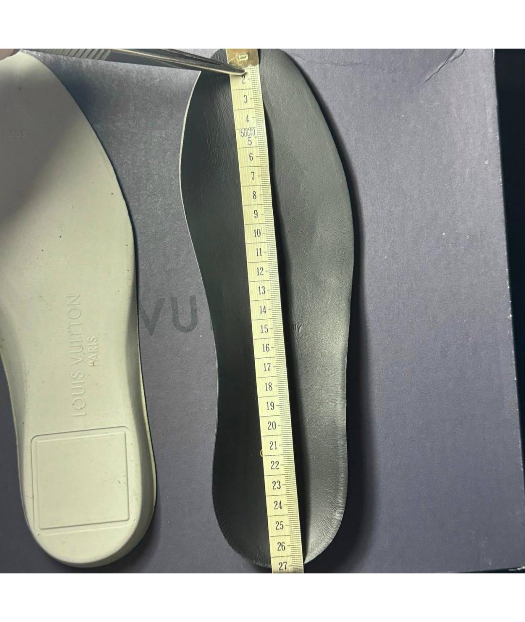 LOUIS VUITTON Мульти кожаные низкие кроссовки / кеды, фото 6