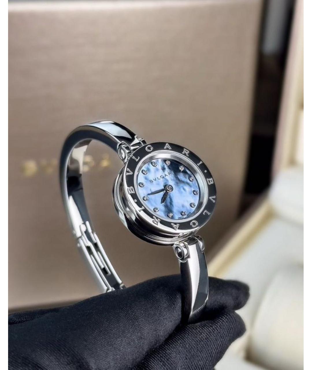 BVLGARI Серебряные металлические часы, фото 2