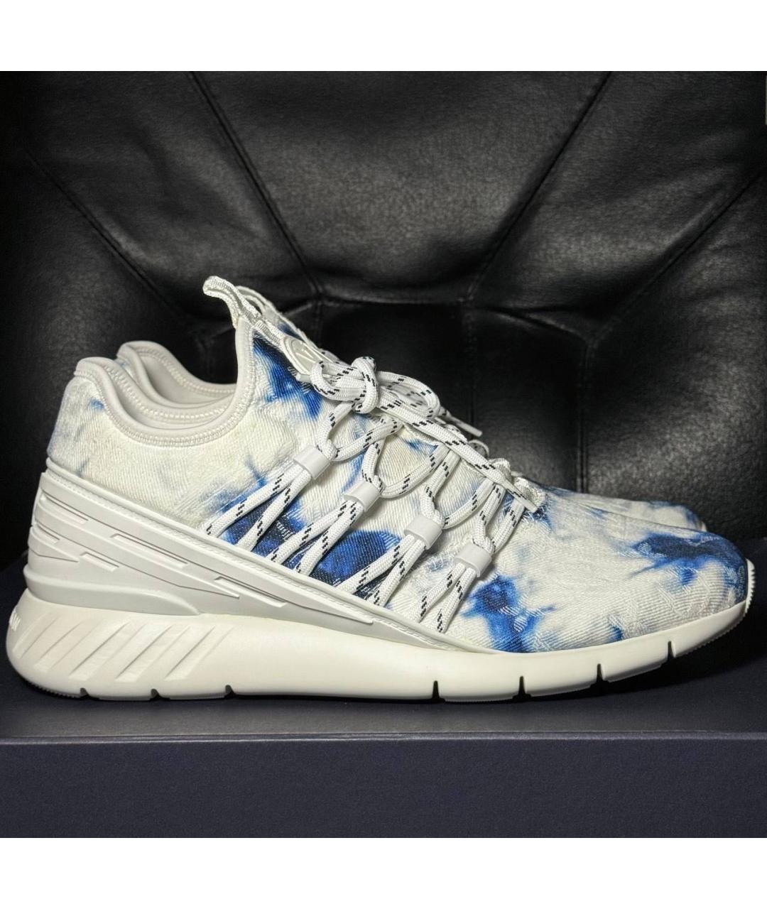 LOUIS VUITTON Белые текстильные кроссовки, фото 9