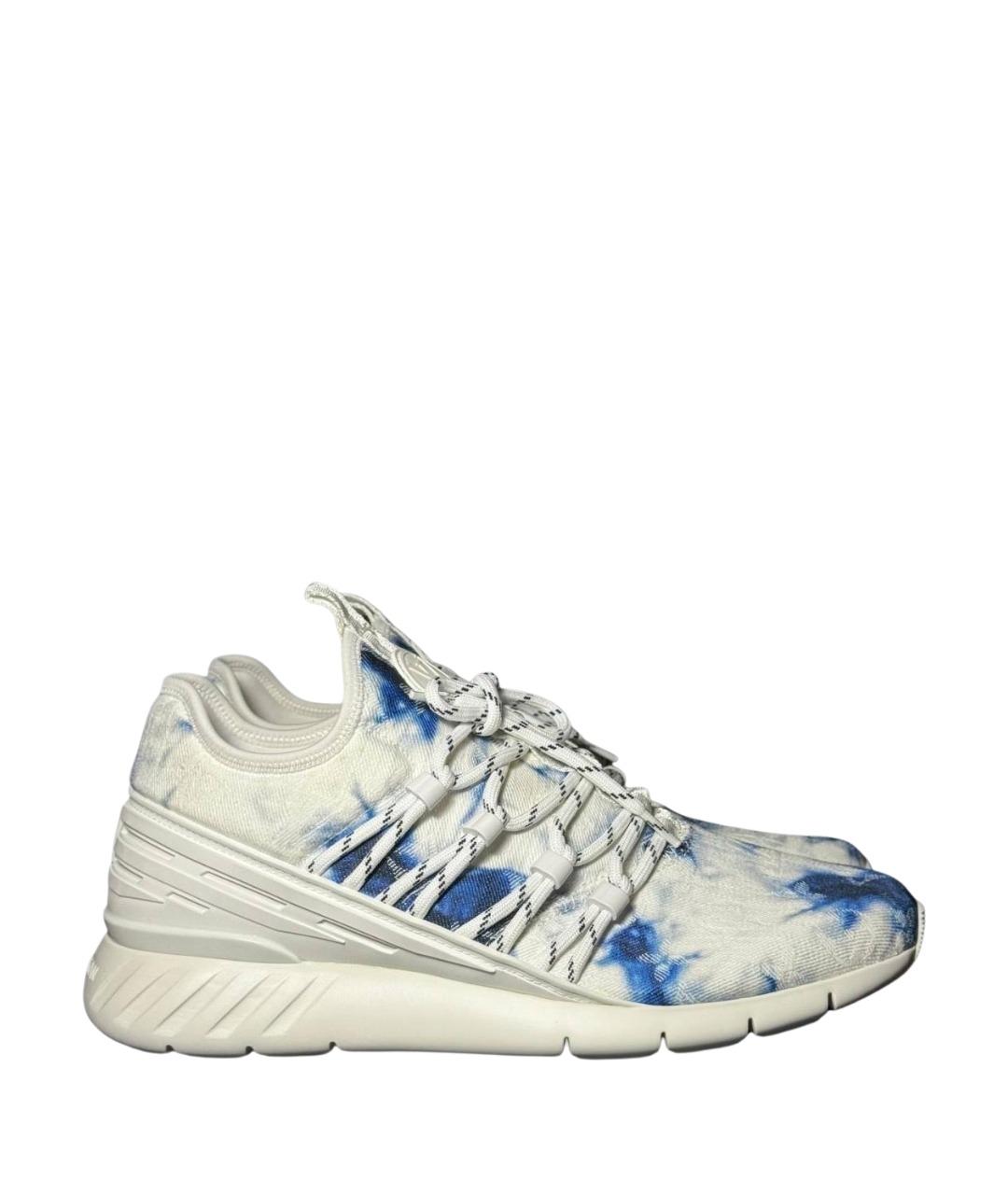 LOUIS VUITTON Белые текстильные кроссовки, фото 1