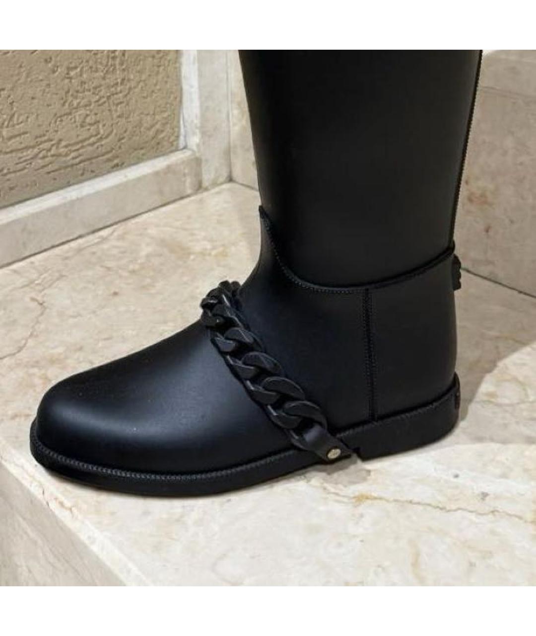 GIVENCHY Черные резиновые сапоги, фото 6