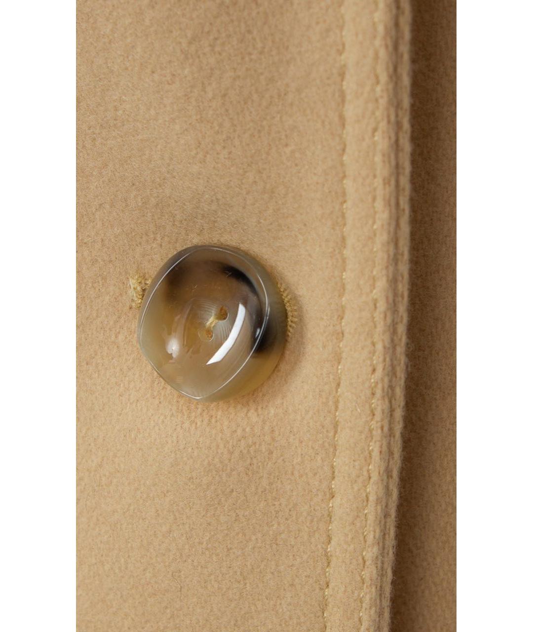 ERIKA CAVALLINI Бежевое шерстяное пальто, фото 4