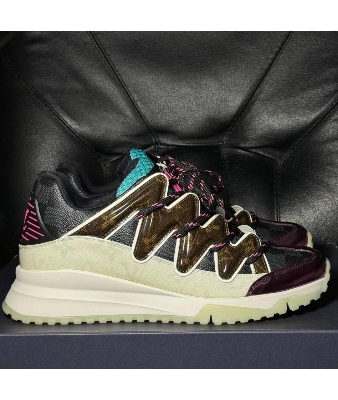 LOUIS VUITTON Мульти кожаные кроссовки, фото 9