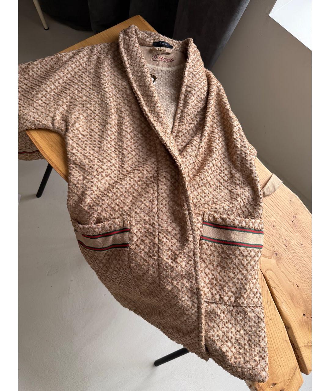 GUCCI Бежевый халаты, фото 4