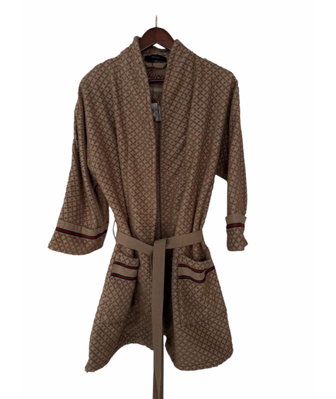 GUCCI Бежевый халаты, фото 9