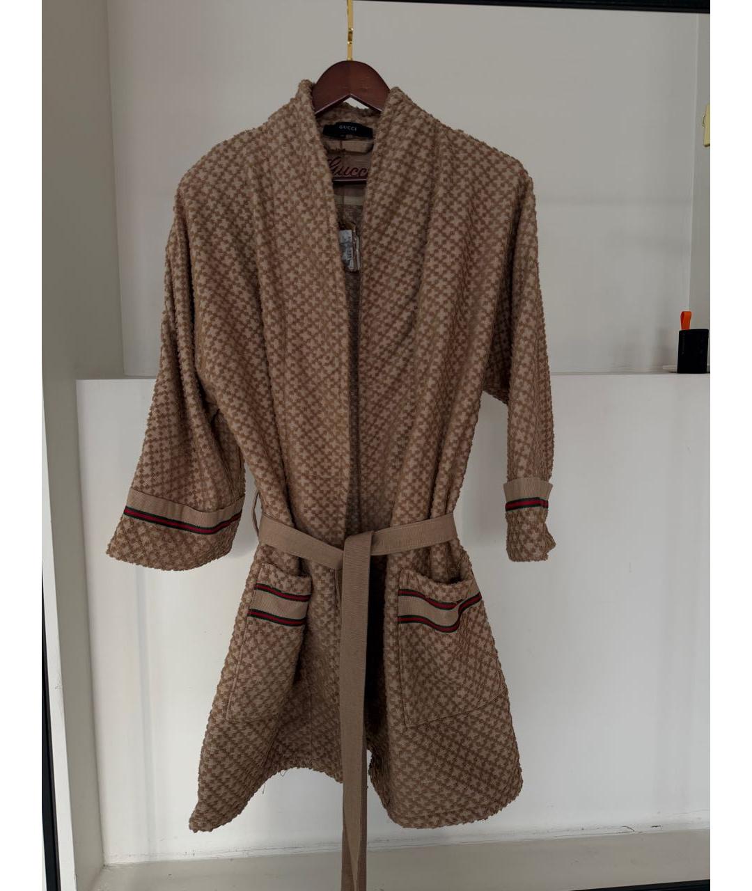 GUCCI Бежевый халаты, фото 2