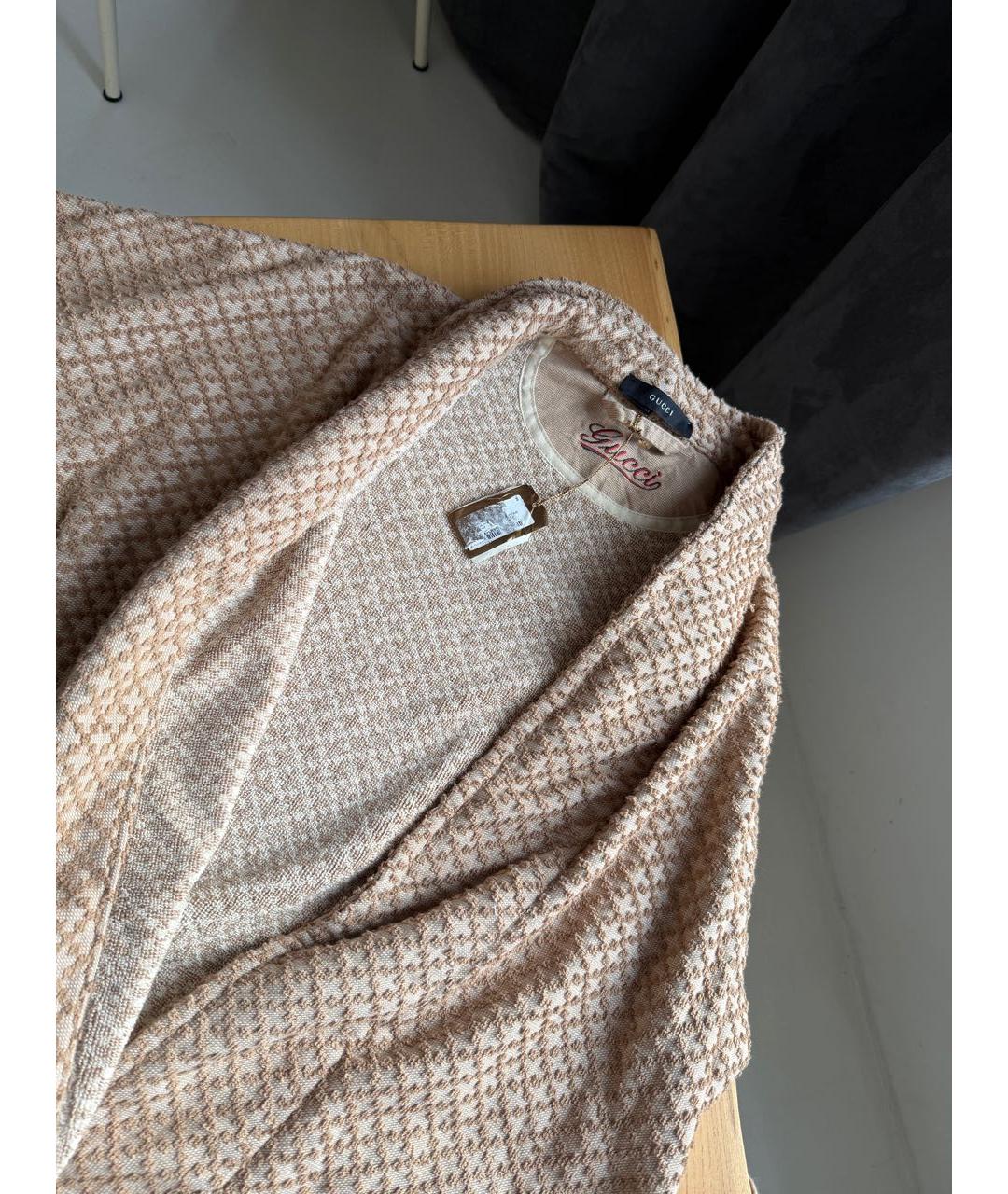 GUCCI Бежевый халаты, фото 8