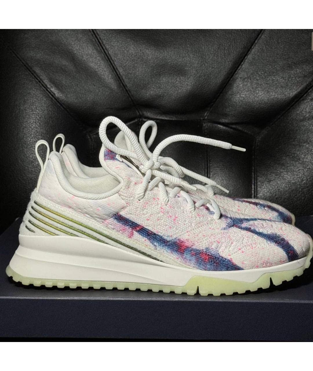 LOUIS VUITTON Белые текстильные кроссовки, фото 9