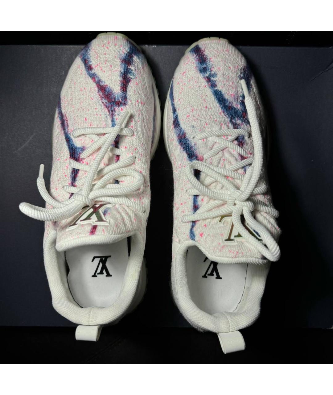 LOUIS VUITTON Белые текстильные кроссовки, фото 8