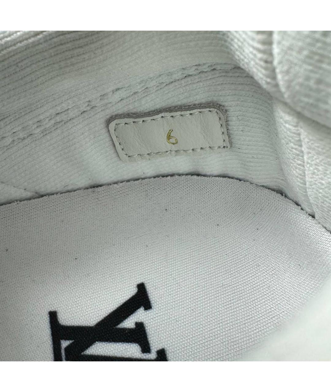 LOUIS VUITTON Белые текстильные кроссовки, фото 7