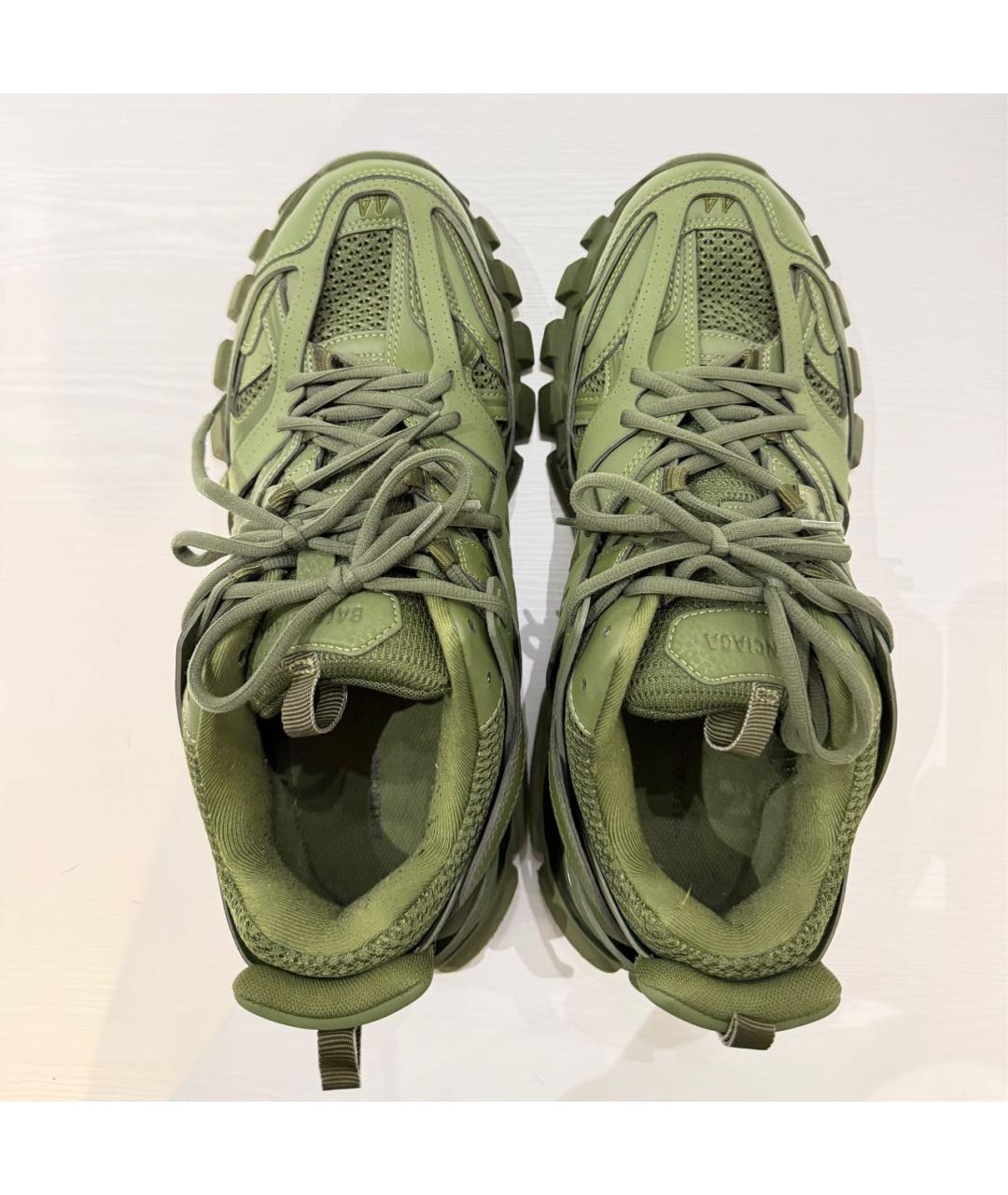 BALENCIAGA Хаки низкие кроссовки / кеды, фото 3